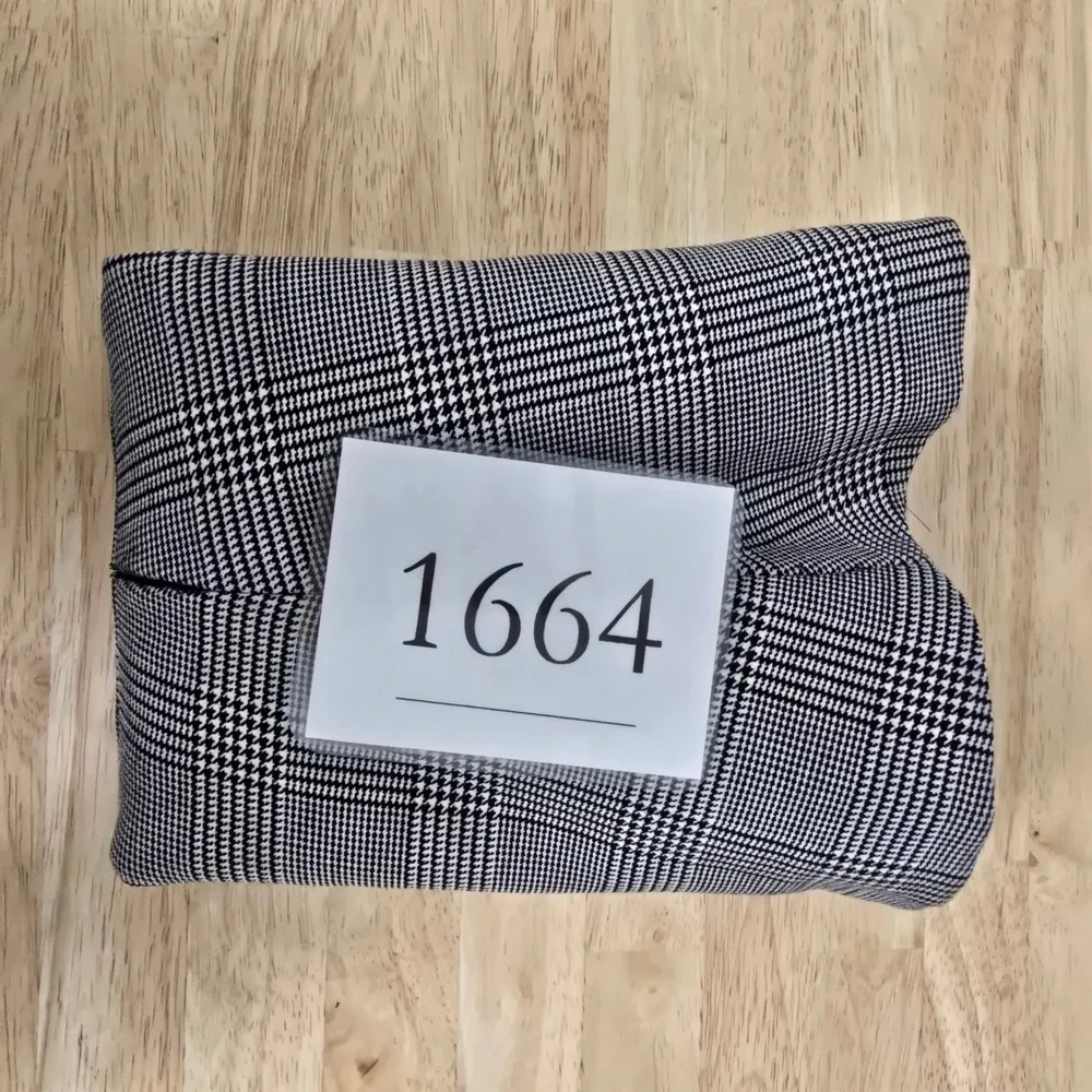 J.Crew Womens Glen Plaid Flounce Mini Skirt Black White Gray Size 8 Stretch Twee